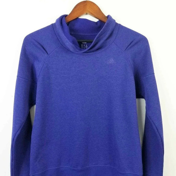 ADIDAS CLIMALITE Blue‎ Loose Neck Sweatshirt XS - Picture 2 of 5